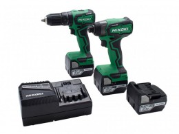 HiKOKI KC18DDXJBZ Brushless Twin Pack With 18V 3 x 5.0Ah Li-ion £239.95